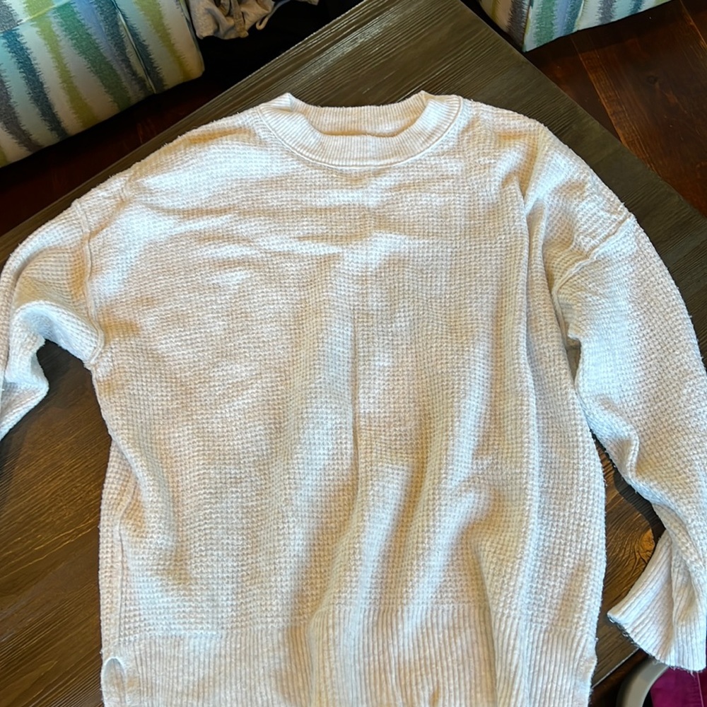 Aerie waffle sweater. Oversized